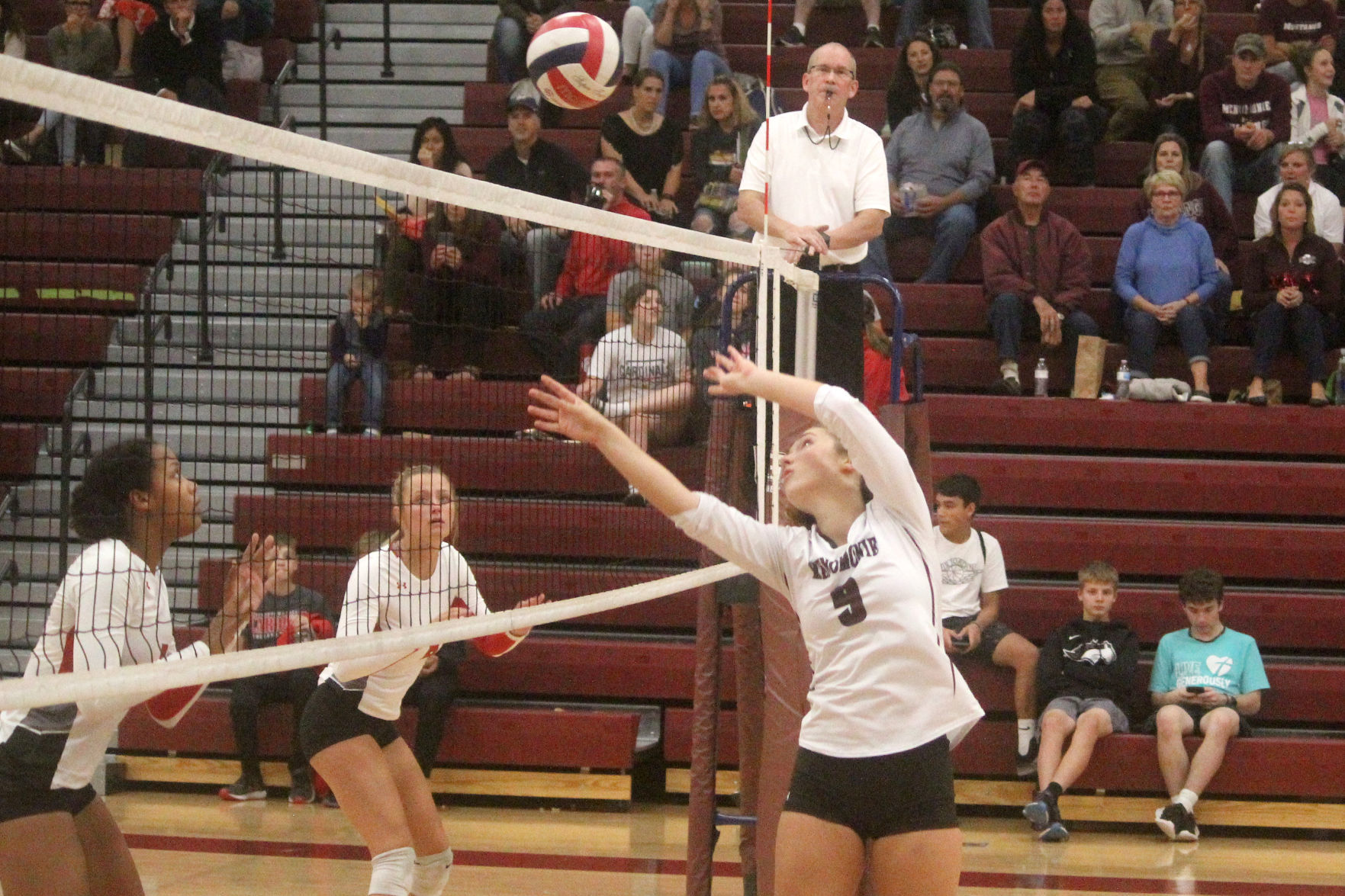Chippewa Falls at Menomonie volleyball 9-12-19